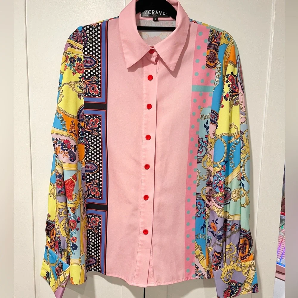 Vibrant Multicolor Women's Dress - Picture 10 of 16